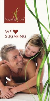 Poster "We love Sugaring" 60x120 cm